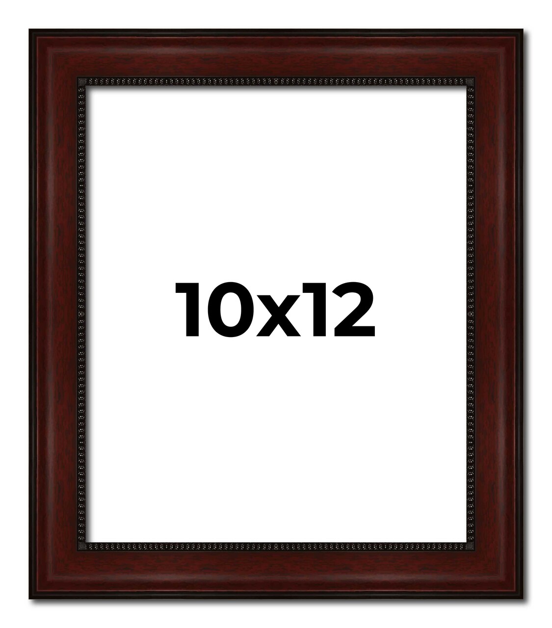 10x12 Distressed Brown Picture Frame - UV Acrylic, Foam Board Backing, Hanging Hardware